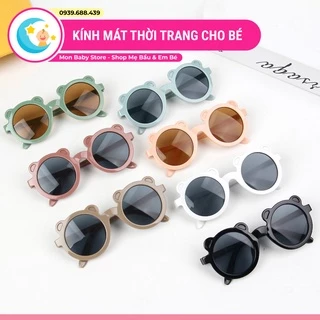 Kính mát cho trẻ em hình gấu dễ thương - Kính thời trang chống nắng cho bé trai và bé gái