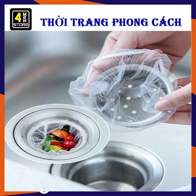 Gói 100 chiếc túi lọc rác bồn rửa chén Túi lọc rác B319 - Lưới Lọc Rác Bồn Rửa Chén [SIÊU TIẾT KIỆM]