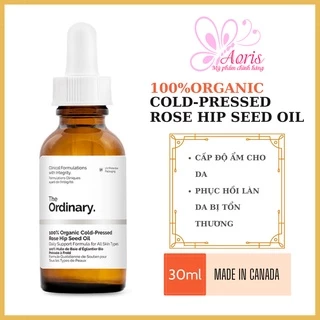 [CANADA- Full Bill] Dầu dưỡng da tạo đàn hồi + tái tạo tế bào 100% Organic Cold-Pressed Rosehip Seed Oil - The Ordinary