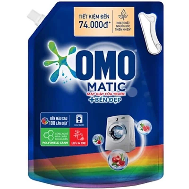 NƯỚC GIẶT OMO MATIC 3,6kg MÁY GIẶT CỬA TRƯỚC