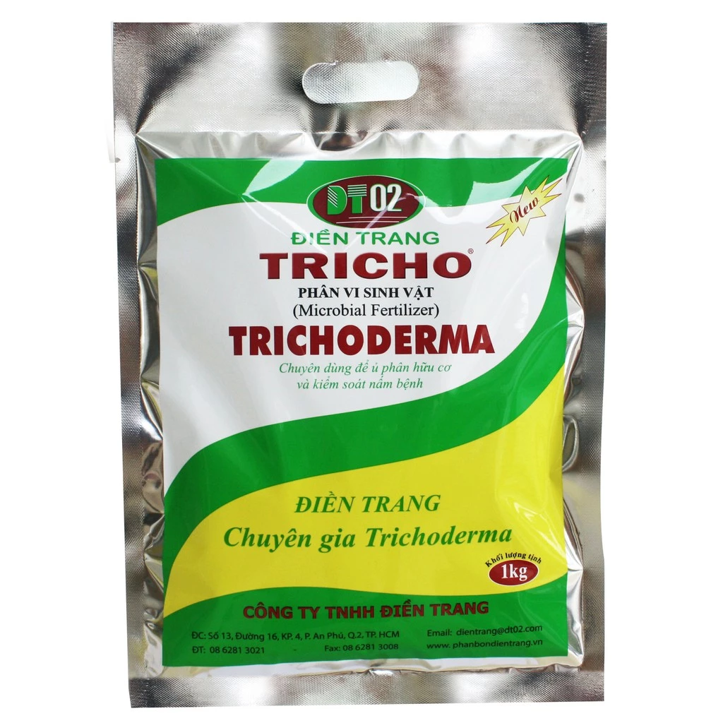 men vi sinh + nấm đối kháng trichoderma- Ủ phân vi sinh, xử lý rác hữu cơ- DT02 TRICHO 1000G