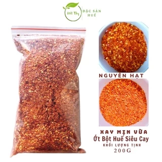 200GRAM Ớt Bột Huế NHÀ LÀM - Ớt Bột Siêu Cay, Ớt Nhà Làm ĐẢM BẢO VỆ SINH