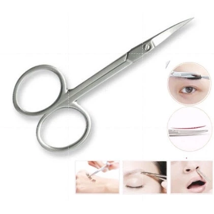{Đầu Nhọn} Kéo Tỉa Lông Mũi, Mi, Râu, inox ⚡️ ⚡️ TDK