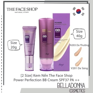 [2 Size, 2 Tone] Kem Nền Chống Nắng The Face Shop Fmgt Power Perfection BB Cream SPF37 PA++