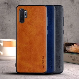 Ốp Điện Thoại Cho samsung galaxy note 10 plus Lite coque Sang Trọng Vintage Da capa Bao Da Cho samsung galaxy note 10 plus case funda