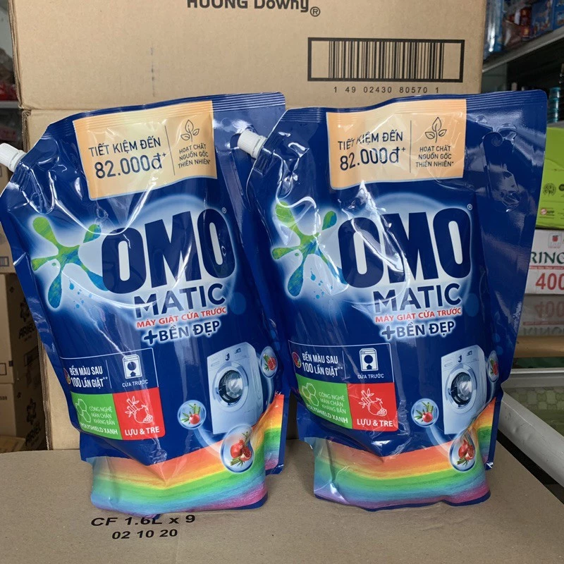 COMBO 2 Túi nước giặt OMO cửa trước Bền Đẹp 3,6kg