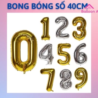 Bóng số sinh nhật size 40cm