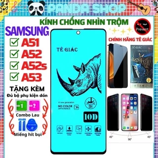 Kính cường lực chống nhìn trộm samsung A53 5g/ A52s 5g/ A52 5g/ A51 - dán full màn hình 10D - Chính hãng [TG]