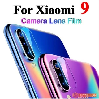 Kính cường lực camera cho Xiaomi Mi CC9, MI 9 Lite MI 9, Mi 9 SE trong suốt vát cong 2,5D