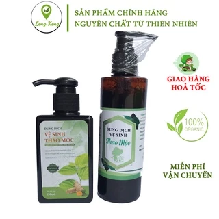 Dung Dịch Vệ Sinh Phụ Nữ Thảo Mộc LengKengFarm Giúp Trắng Hồng Vùng Kín, Đánh Bay Viêm, Lành Tính - chai 200ml