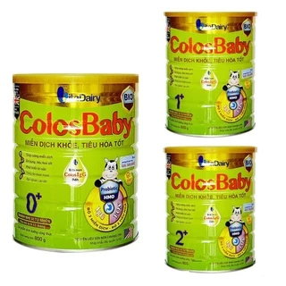 [Có mã QR tích điểm] Sữa bột ColosBaBy Bio 800g Đủ số 0+, 1+, 2+ ( Date mới nhất )