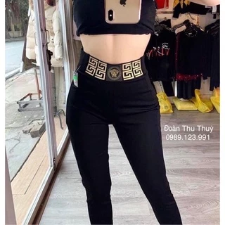 Quần legging chất liệu cao cấp mềm mịn form đẹp tôn dáng-QĐGR-Mã Legging Versace