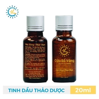 Tinh Dầu Cửa Sổ Vàng, Tinh Dầu Thiên Nhiên Cho Cảm Giác Sảng Khoái Dễ Chịu Làm Sạch Không Khí Lọ 20ml