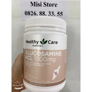 (Lọ 400v, date 2026) Viên uống hỗ trợ xương khớp glucosamine HCL 1500mg Healthy Care Úc, 400 viên (glu HC)