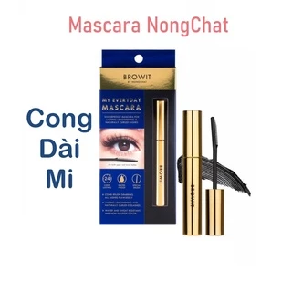 Mascara NongChat Browit Thái Lan làm dày, dài cong mi, chuyên dụng cho makeup