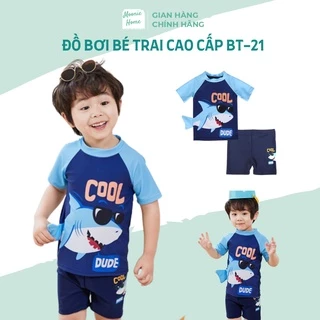 [10 -35kg] Đồ Bơi Cho Bé Trai/ Áo Tắm Bé Trai  Hình Cá Mập Mã BT-21