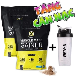 COMBO 2 + Tặng bình lắc Sữa Tăng Cân Tăng Cơ Muscle Mass Gainer