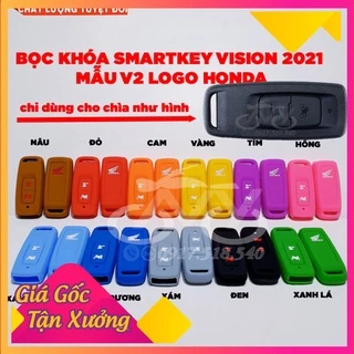 Bọc chìa khoá smartkey Honda Vision 2021 - Vision2022 – Vision 2023 - Vision 2024 - 𝗯𝗼̣𝗰 𝗸𝗵𝗼́𝗮 𝗹𝗼𝗴𝗼 𝗛𝗢𝗡𝗗𝗔 (Ảnh Sp thật)