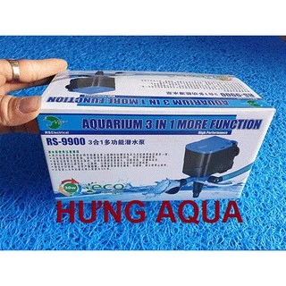 Bơm bể cá - bơm lọc cho hồ cá, máy bơm bể thủy sinh RS-9900/2680F 30W: bơm+lọc+sục khí oxy, tiết kiệm điện, không gây ồn