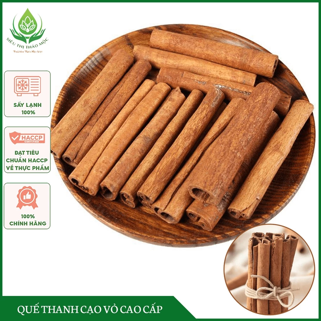 ✅[LOẠI THƯỢNG HẠNG] Quế Thanh Cạo Vỏ 100gr Khô Tự Nhiên Loại Đẹp Đều Hàng Loại 1 Cao Cấp Việt Nam