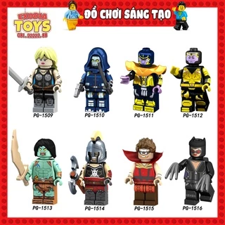 Xếp hình Minifigure Nhân vật siêu anh hùng DC Comics và Marvel - Đồ Chơi Lắp Ghép Sáng Tạo - POGO PG8122