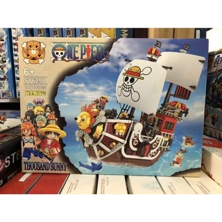 Mô Hình One Piece Tàu Hải Tặc Thousand Sunny SY 6298 1484 Mảnh