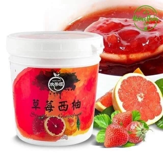 MỨT CAM ĐÀO DÂU (cam đào bưởi hồng) 1.2kg