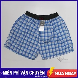 Quần Đùi Boxer Nam H33 sọc Caro Nhiều màu - Quần Ngủ Nam - Mặc nhà