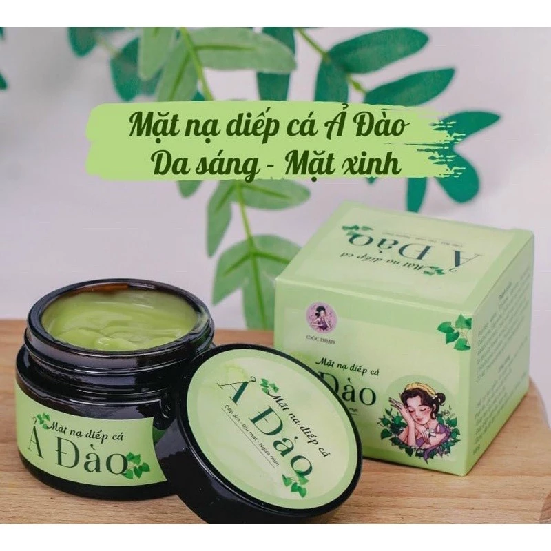 (Giá sỉ) Mặt nạ Diếp cá Ả Đào Mộc Nhan Natural ngăn ngừa mụn nám,tàn nhang 50gr.