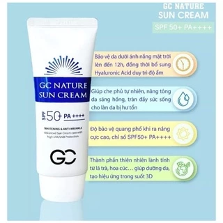 KEM CHỐNG NẮNG GC NATURE SUN CREAM SPF PA 50+Hàn quốc