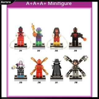 Mô Hình Lego Minifigures X0107 Siêu Anh Hùng Crimson Spider-man Doctor Strange