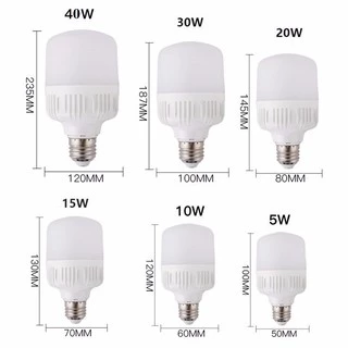 BÓNG ĐÈN LED BÚP TRỤ 5W,10W,15W,20W,TIẾT KIỆM ĐIỆN