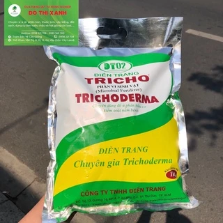 Men vi sinh Trichoderma Điền Trang cải tạo đất, phòng trừ nấm bệnh, phân hủy rác nhà bếp gói 1kg