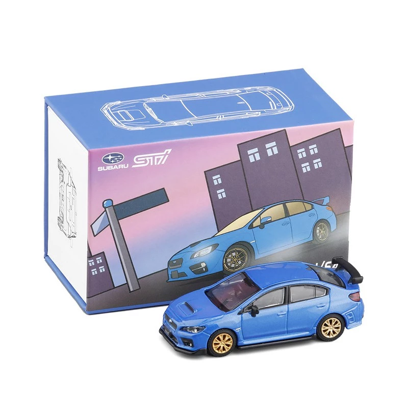 Jkm 1 / 64 SUBARU SUBARU WRX STI Hợp Kim Xe Ô Tô Mô Hình Hai Cửa Xe Thể Thao Bộ Sưu Tập Kim Loại Hấp Thụ Sốc Mô Phỏng Xe Ô Tô Người Lớn Quà Tặng Sưu Tập Đồ Nội Thất Gia Đình