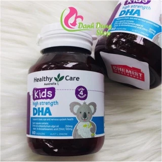 Viên uống Healthy Care kids High Strength DHA ( mẫu mới) - P01