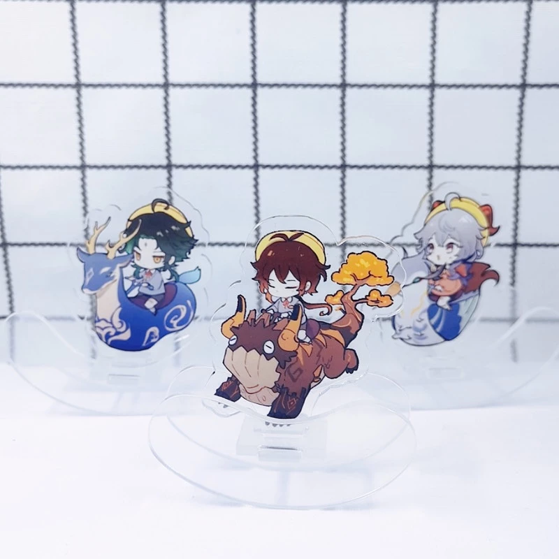 Tượng mica Standee anime mini bập bênh - Genshin Impact mô hình nhân vật