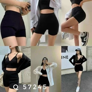 [FREE SIZE] COMBO 3 Quần legging đùi,Lửng,Cạp siêu cao,Nâng mông xuất Hàn,Co giãn siêu đẹp