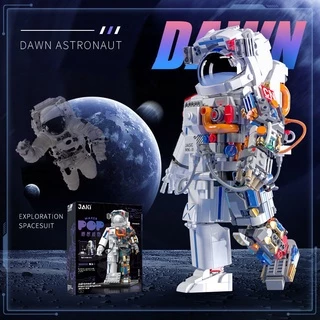 Đồ Chơi Lắp Ráp Xếp Hình Phát Triển Trí Tuệ Mô Hình Trưng Bày Phi Hành Gia Vũ Trụ Dawn Astronaut JAKI 9106 Với 800+ PCS