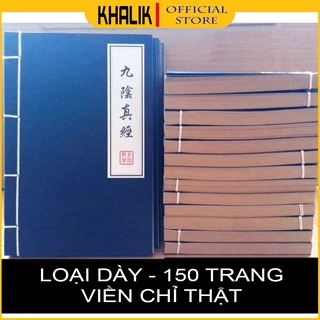 Sổ tay kiếm hiệp, bí kíp võ công loại A5 dày 100 trang viền chỉ thật - Hàng chuẩn đẹp