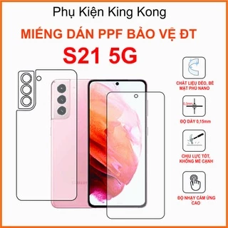 Miếng dán Ppf Samsung s21 5G / s21 fe Full màn chống bám vân tay