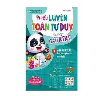 Sách- Phiếu Luyện Toán Tư Duy Cùng Gấu Kiki 3