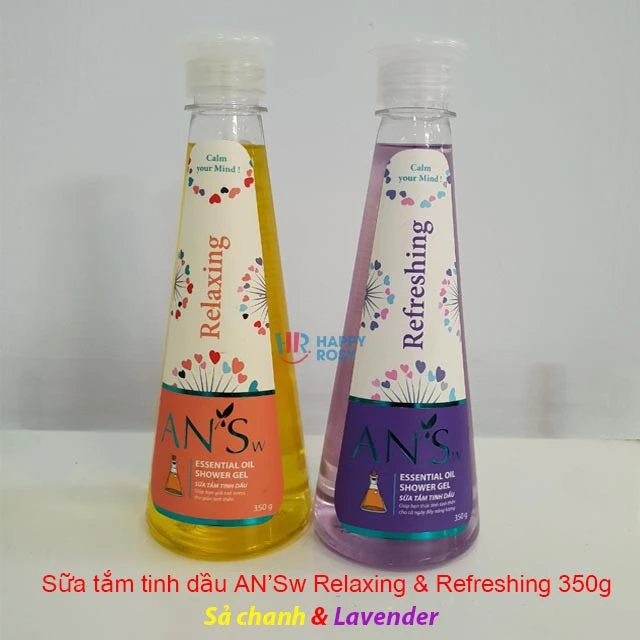 [HÀNG SẴN] Sữa tắm tinh dầu dưỡng ẩm AN’Sw 350g Relaxing & Refreshing