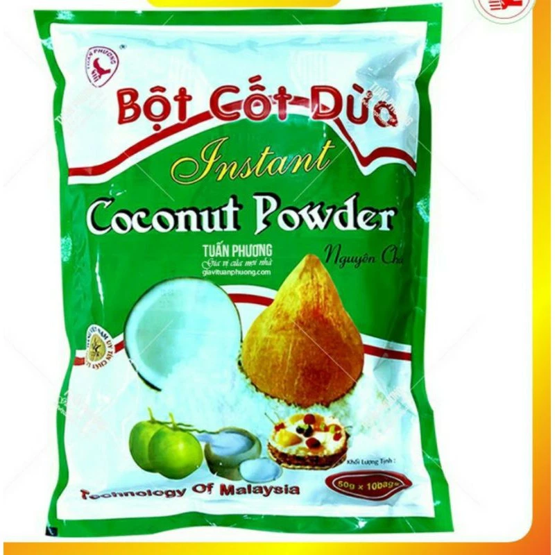 Bột cốt dừa nguyên chất 50g (1 bịch 10 gói)