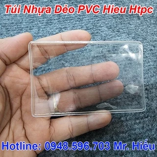 Bộ 2 Túi nhựa dẻo Bảo Vệ Căn Cước Công Dân nắp ngang (Mới)