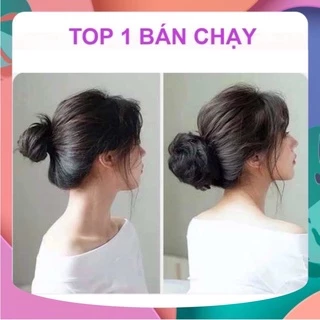 [BÁN CHẠY] BÚI TÓC GIẢ CỘT XOĂN DẠNG BUỘC ĐỦ MÀU DỄ DÙNG