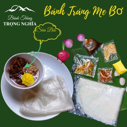 Combo 5B Bánh Tráng Me Bơ Trọng Nghĩa