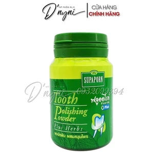 Bột tẩy trắng răng thảo dược SUPAPORN Tooth Polishing Powder Thái Lan (90g)