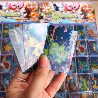 sỉ vỉ 30 bộ thẻ bài pokemon nhựa vip ( bộ 4 thẻ)