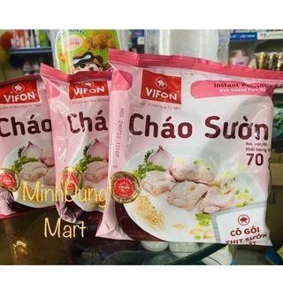 Cháo sườn nấm VIFON có gói sườn thật 70g