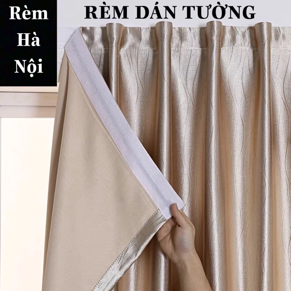 Thanh lý rèm vải DÁN đã bao gồm miếng dán nhiều kich thước